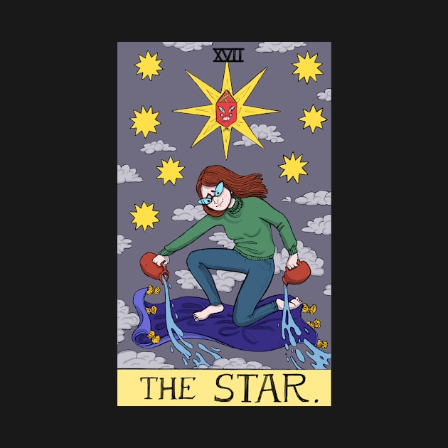 Betty as The Star tarot by sadnettles