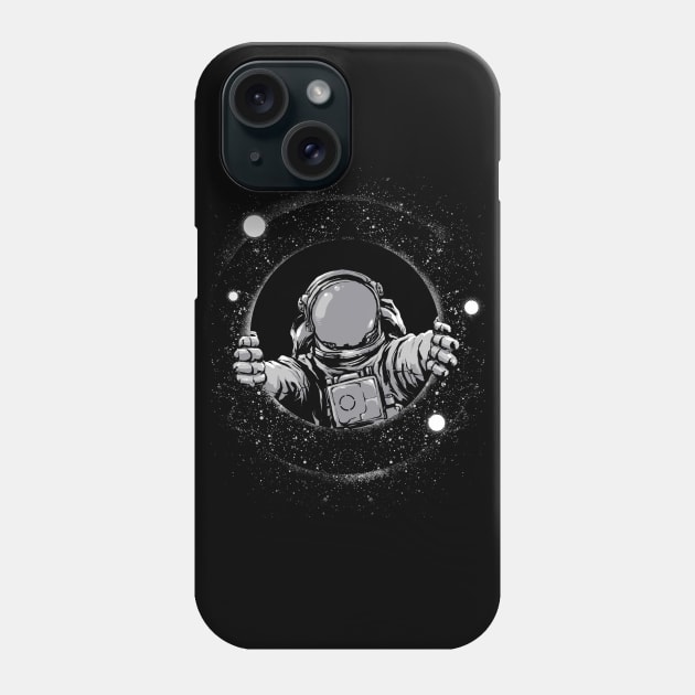 Black Hole Phone Case by carbine