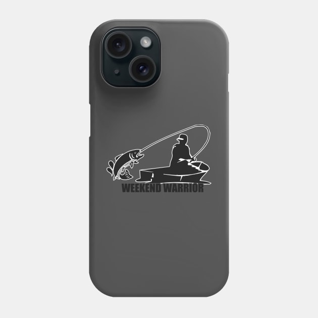 The Fish Angler - Weekend Warrior Phone Case by tatzkirosales-shirt-store