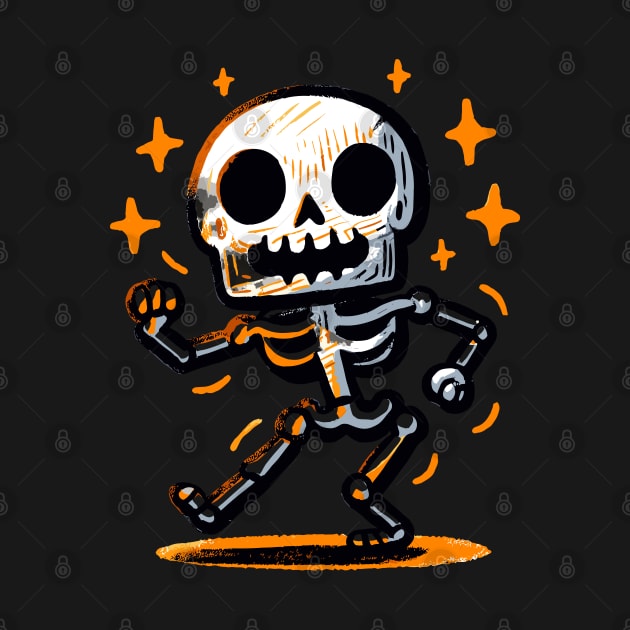 Happy little skeleton by Evgmerk