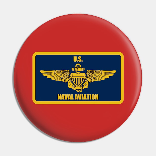 U.S. Naval Aviation Wings Patch Pin by TCP