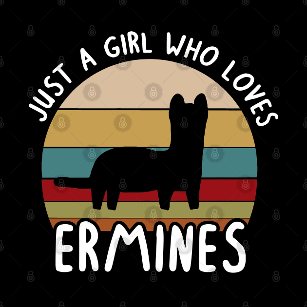 Ermine saying women ferret girl love by FindYourFavouriteDesign