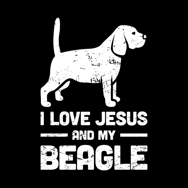 Beagle - Funny Jesus Christian Dog by MeatMan