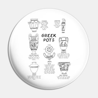 Greek Myth Comix - Guide to Greek Pottery Pin