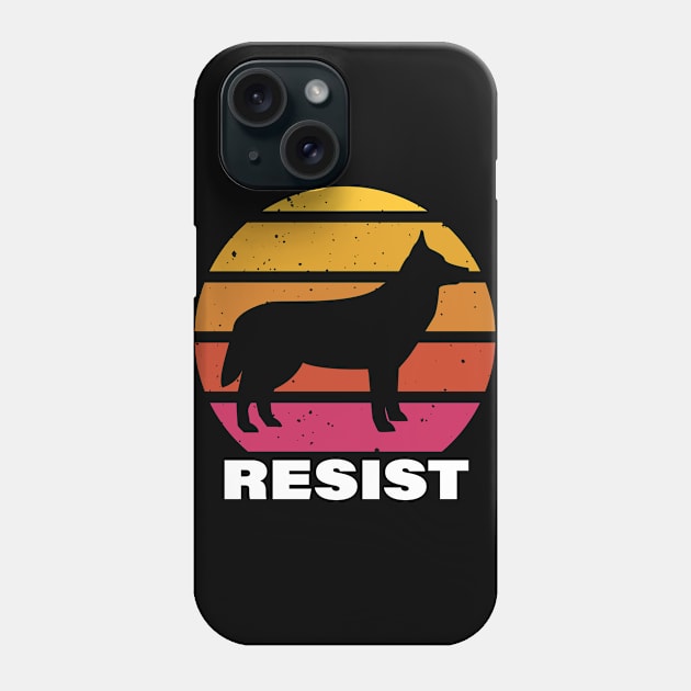 DOGS AGAINST TRUMP Phone Case by Attia17