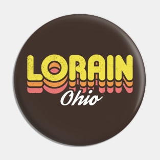 Retro Lorain Ohio Pin