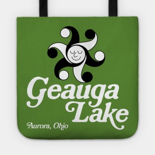 Geauga Lake Sun Aurora Ohio Tote