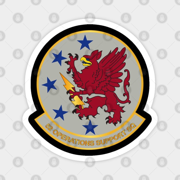 52nd Operations Support Squadron wo Txt Magnet by twix123844