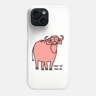 Year of the Ox Rose Phone Case