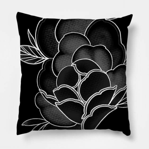 Peony Pillow by Jocoric