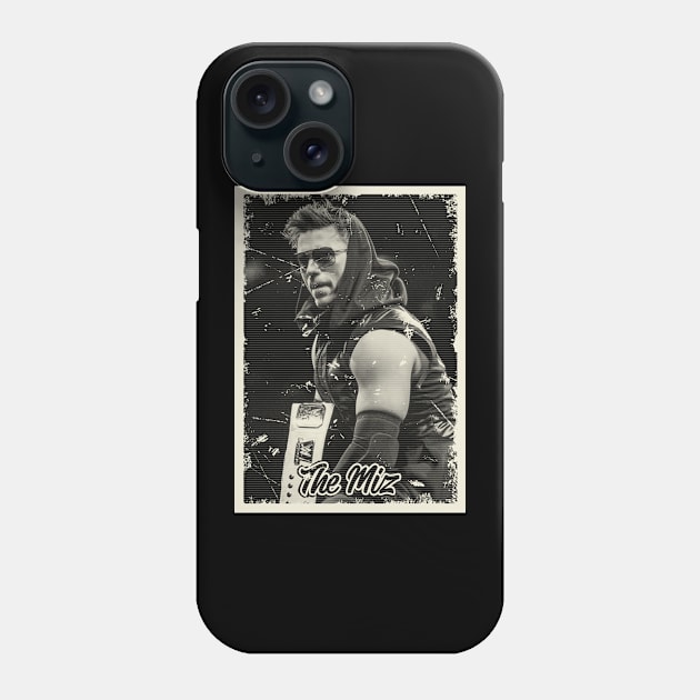 Vintage The Miz Phone Case by Pinjem Seratus