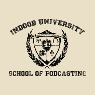 IU: School of Podcasting (black screen) T-Shirt