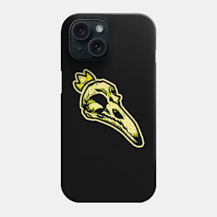 Crow with a Crown Phone Case