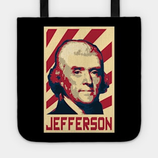 Thomas Jefferson Retro Propaganda Tote