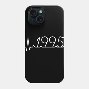 25th Birthday Gift 1995 Heartbeat Phone Case