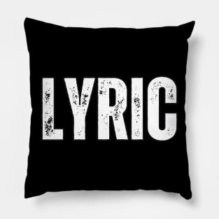 Lyric Name Gift Birthday Holiday Anniversary Pillow