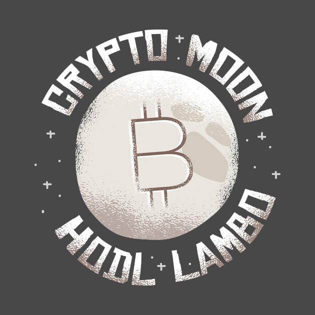 Crypto Moon Hodl  Lambo Graphic Tee by vexeltees