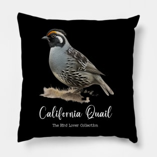 California Quail - The Bird Lover Collection Pillow