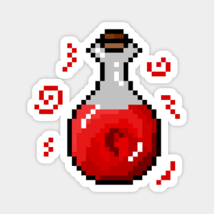 Pixel Art Potion Magnet