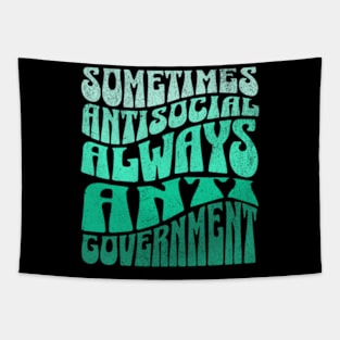 Always Anti Government Tapestry