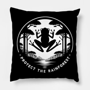 Protect the rainforest Pillow