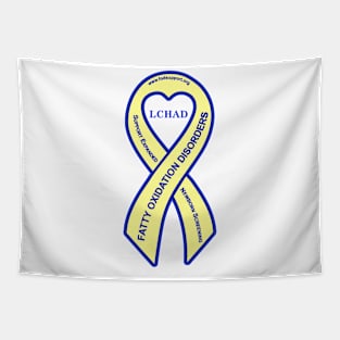 LCHAD FOD Awareness Ribbon Tapestry