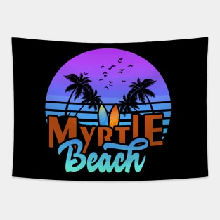 myrtle beach Sunset Tapestry