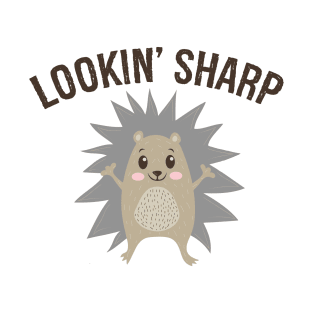 Awesome Hedgehog Gift - Lookin' Sharp T-Shirt