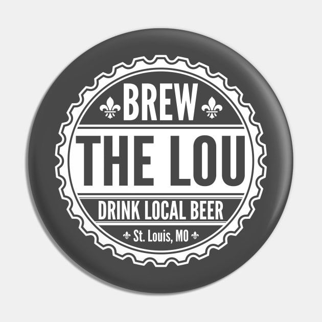 Brew The Lou Pin by BentonParkPrints