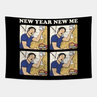 NEW YEAR NEW ME Tapestry