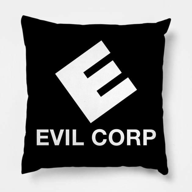 Evil Corp Pillow by Galeaettu