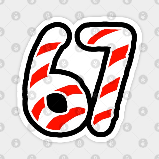 67-christmas Magnet by Creatifly Graphic Tees