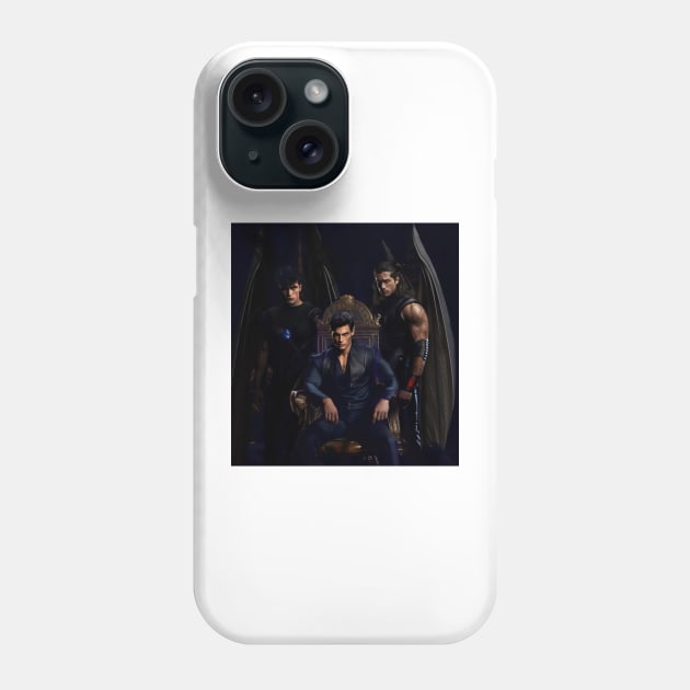 ACOTAR - Rhysand, Cassian, & Azriel Art Phone Case by harjotkaursaini