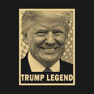 brown cream trump - legend donald T-Shirt