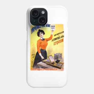 Vintage Advertising Poster France Eyquem Phone Case