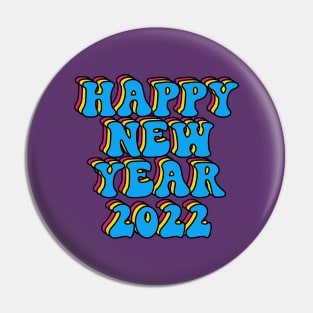 Happy New Year 2022 Pin