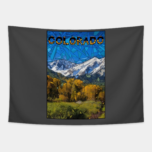 Colorado glass Tapestry by paintchips