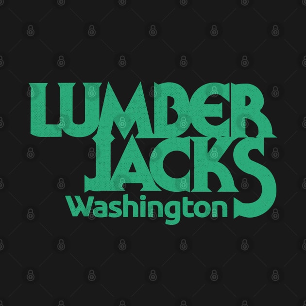 Defunct Washington Lumberjacks WBA Basketball 1978 by LocalZonly