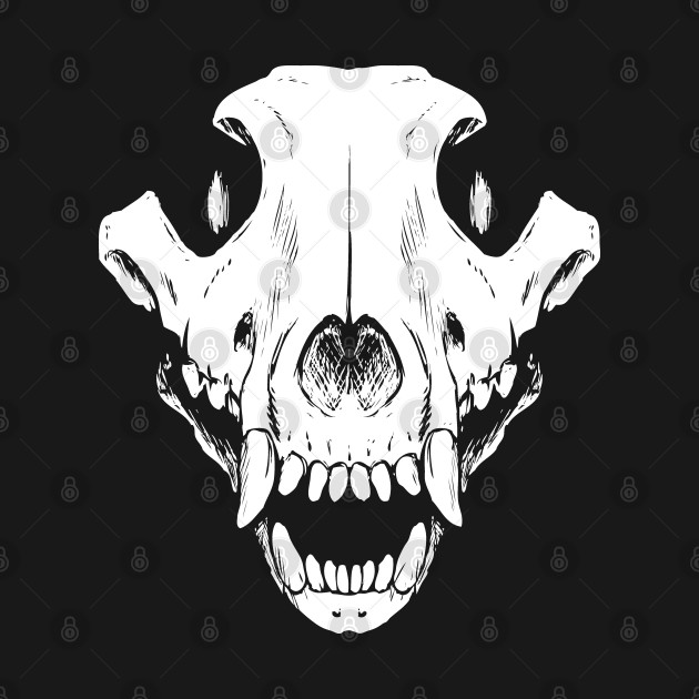 Wolf Skull - Skulls - T-Shirt | TeePublic