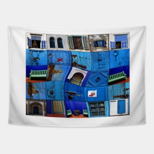 MOROCCAN COLOUR ME BLUE Tapestry