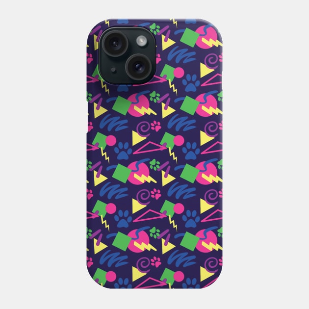 Arcade Paws Pattern Phone Case by Temrin