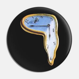 Melted Clock Pin