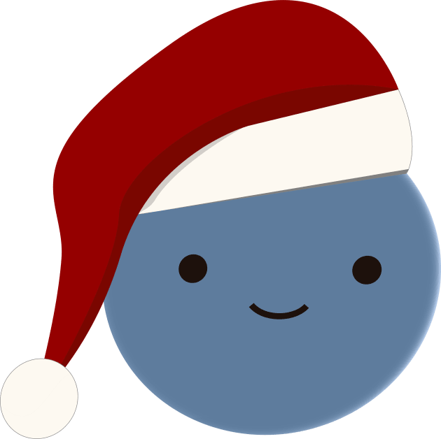 Cute Christmas Blueberry Kids T-Shirt by Hedgie Designs