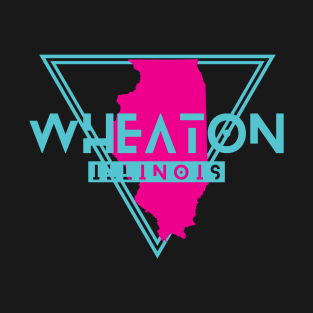 Wheaton Illinois Retro Vintage Triangle IL T-Shirt