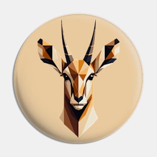 Geometric Abstract Impala - Color Pin