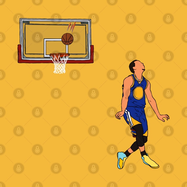 Steph Curry No-Look Celebration by rattraptees