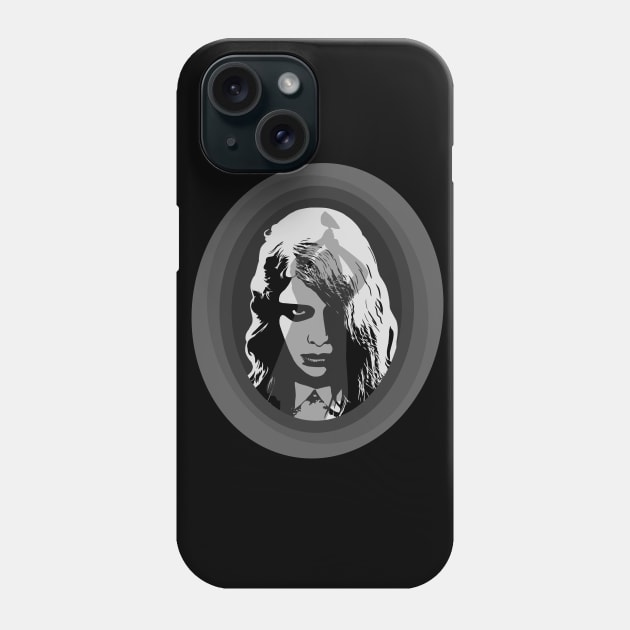 They're Coming to Get You, Barbara (Monochrome) (Night of the Living Dead) Phone Case by PlaidDesign