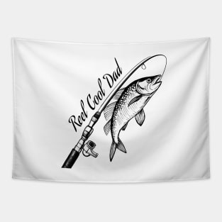 Reel Cool Dad Fishing Tapestry