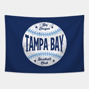 Tampa Bay Retro Big League Baseball - Navy Tapestry