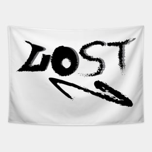 Lost Design shirt Tapestry